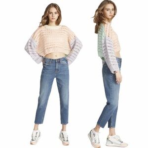 Vigoss Friday Tapered Boyfriend Jeans High Rise 27